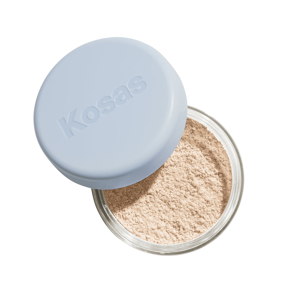 Setting powder bake